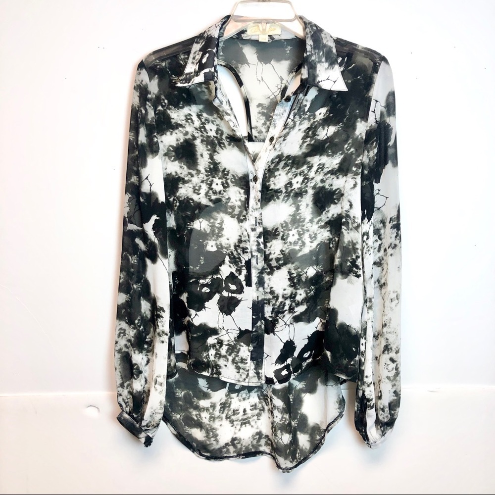 Women Goldie London ink painting top, small 👑
